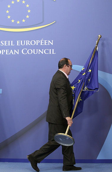 Hoch das Sternenbanner: Brüssel bereitet sich auf das gro&s... Hoch das Sternenbanner: Brüssel bereitet sich auf das gro&s...