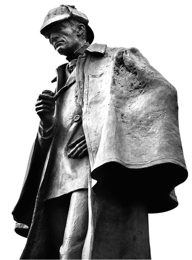Aufklärung als Kunst und Wissenschaft: Sherlock-Holmes-Denkmal i...