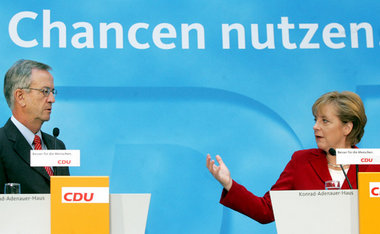 Ex-Kompetenzteammitglied Heinrich von Pierer (links): Im Siemens...