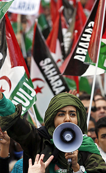 Solidarit&amp;auml;tsdemo f&amp;uuml;r die Westsahara am 10. Nov...