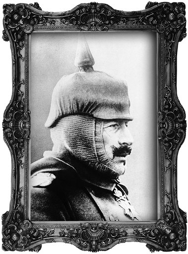 Der oberste Helmtr&auml;ger, Kaiser Wilhelm II.: Fr&uuml;hzeitig...