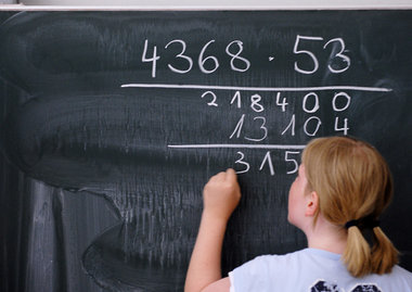Rechnen klappt schon ganz gut. Marien-Grundschule M&uuml;nster, ...