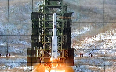 Raketenstart am Mittwoch in Nordkorea