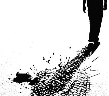 Suche nach den Rissen im Granit – Detail des Albumcovers v... Suche nach den Rissen im Granit – Detail des Albumcovers v...