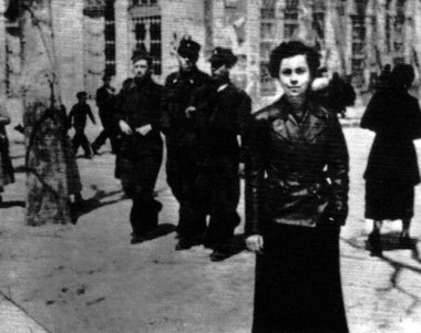 Adelina Kondratjewa nach ihrer Ankunft in Albacete Anfang 1937