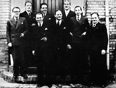 Die zumeist ahnungslosen Gesellschafter der »Simexco« in Brüssel...