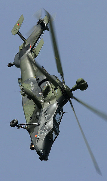 Kampfhubschrauber &raquo;Tiger&laquo; auf der Internationalen Lu...