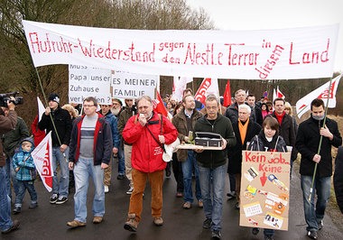 Kundgebung am vergangenen Sonntag im hessischen L&ouml;hnberg