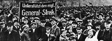 Solidarit&auml;t von Hamburger Arbeitern: Im Mai 1926 rufen Komi...
