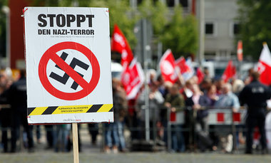 Protest gegen Neofaschisten in Hannover im Juli 2012 Protest gegen Neofaschisten in Hannover im Juli 2012