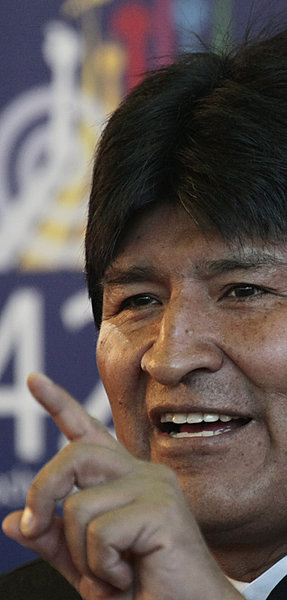 Boliviens Präsident Evo Morales Boliviens Präsident Evo Morales