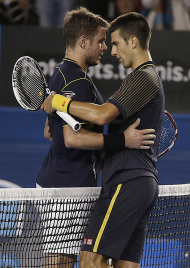 &raquo;Sportsmanship&laquo;: Wawrinka und Djokovic