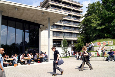 Seit dem Sommer selbstverwaltete Uni: die ehemalige Mensa