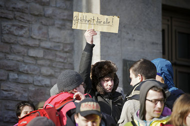 Demonstration gegen die Diskriminierung von Sinti und Roma am 3....