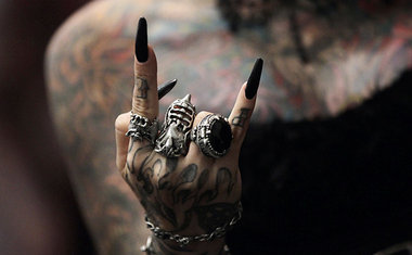 Sie stand immer schon vor mir an den Hard&rsquo;n&rsquo;Heavy-F&...