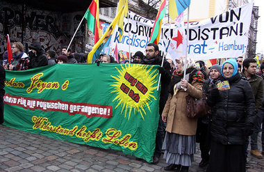 Solidarit&auml;tsdemonstration f&uuml;r Ali Ishan Kitay am Samst...