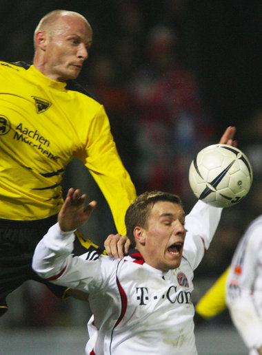 Kein Torjubel: Lukas Podolski Kein Torjubel: Lukas Podolski