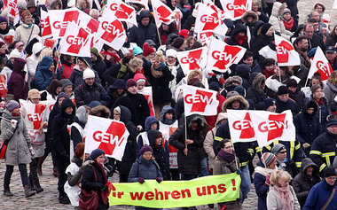 In Rostock und Umgebung streikten am Donnerstag Lehrer von 121 S...