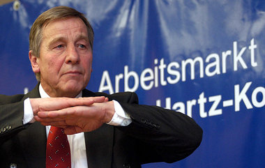 Druck machen: Wolfgang Clement, Bundesminister für Arbeit u... Druck machen: Wolfgang Clement, Bundesminister für Arbeit u...