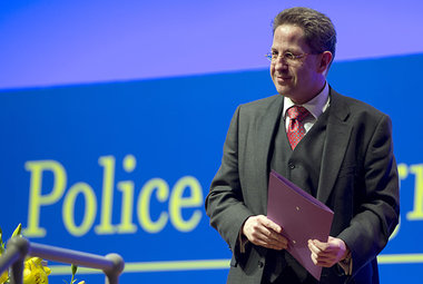 Hans-Georg Maaßen (hier beim Deutschen Polizeikongreß... Hans-Georg Maaßen (hier beim Deutschen Polizeikongreß...