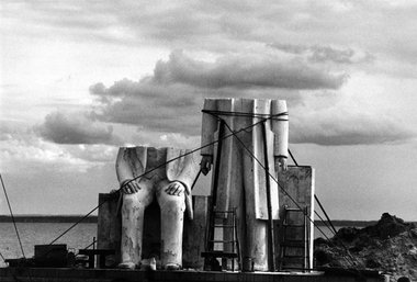 Auf-, nicht Abbau: Berliner Marx-Engels-Denkmal im Mai 1984 vor ...