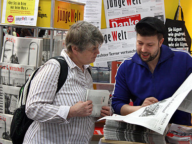 Spannende Gespräche am Messestand in Leipzig