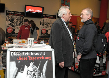 Kundschafter des Friedens: Rainer Rupp (r.), hier mit dem Ex-Sta...