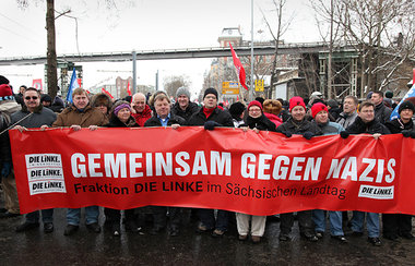 Unter Aufsicht der Dienste: Antifaschisten, darunter Linke-Polit...