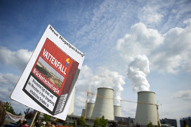 Protest gegen Kohlekraftwerk in Brandenburg am 17. August 2012 Protest gegen Kohlekraftwerk in Brandenburg am 17. August 2012