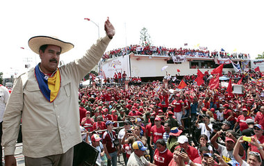 Präsidentschaftskandidat Nicolás Maduro während