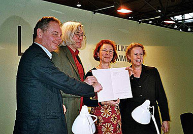 Verleihung des Kurt-Wolff-Preises an den Verlag: Hanna Mittelstä... Verleihung des Kurt-Wolff-Preises an den Verlag: Hanna Mittelstä...