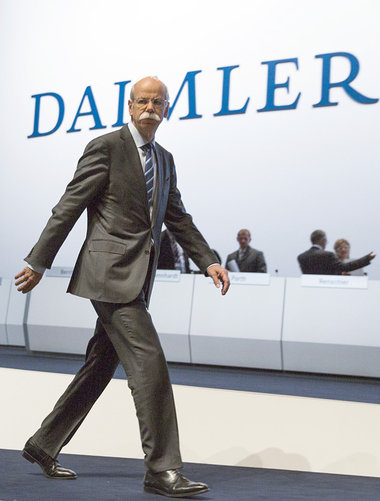 Dynamisch oder getrieben: Daimler-Chef Dieter Zetsche auf der Ha... Dynamisch oder getrieben: Daimler-Chef Dieter Zetsche auf der Ha...