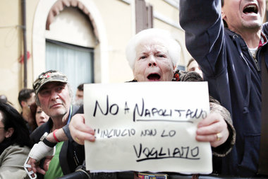 Viele Italiener zeigten sich am Wochenende empört über die Wiede...