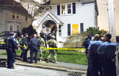 Im Bostoner Vorort Watertown wurde Dzokhar Tsarnajew festgenomme...