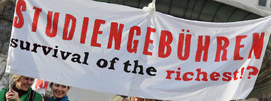 Protest erfolgreich: Studierende bei Demonstration gegen Studien...
