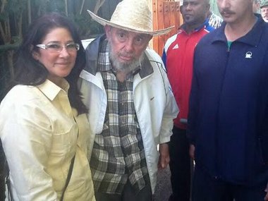 Fidel Castro und Maduros Lebensgefährtin Cilia Flores