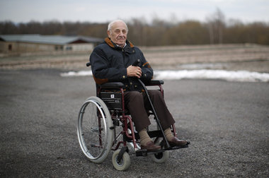 Petro Mischtschuk (87), Überlebender des Naziterrors, am 14. Apr...