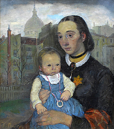 &raquo;Mutter mit Kind&laquo;, das einzige in der Ausstellung ge...
