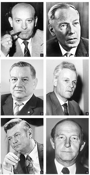Einige Drahtzieher der antikommunistischen Aktion 1963 gegen Jou... Einige Drahtzieher der antikommunistischen Aktion 1963 gegen Jou...