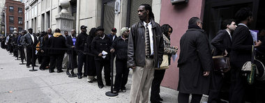 Jobsuchende in New York City: Trotz positiv scheinender Zahlen i...