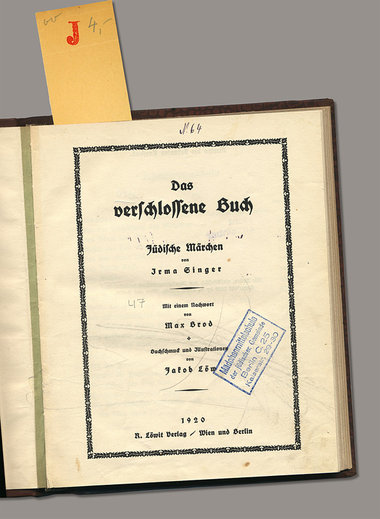 Der Einleger bedeutet: von Juden geraubt, Wert 4&nbsp;Reichsmark