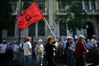 Rentnerdemonstration am Donnerstag in Athen Rentnerdemonstration am Donnerstag in Athen