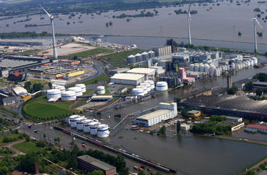 Das Industriegelände Magdeburg-Rothensee am Sonntag Das Industriegelände Magdeburg-Rothensee am Sonntag
