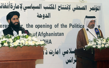 Am Dienstag er&ouml;ffneten die afghanischen Taliban in Anwesenh...