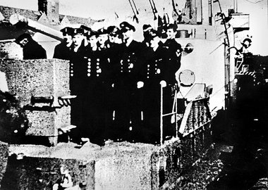 Das Minensuchboot M 612 im Mai 1945: Elf Matrosen wurden &raquo;...