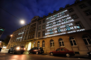 Geschichtsort in Stuttgart: Das ehemalige &raquo;Hotel Silber&la...
