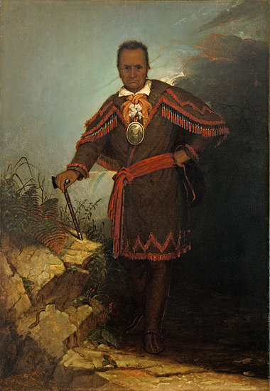 &raquo;Sagoyewatha&laquo; (Red Jacket), 1868 von Thomas Hicks (n...