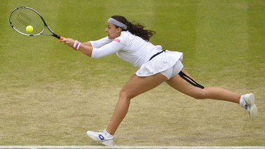 Nichts wird sie aufhalten: Marion Bartoli am »Ladies Day&l... Nichts wird sie aufhalten: Marion Bartoli am »Ladies Day&l...