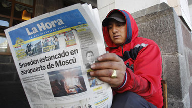 Bisher hatten Privatmedien ein weitgehendes Monopol in Ecuador &... Bisher hatten Privatmedien ein weitgehendes Monopol in Ecuador &...