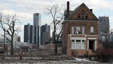 Tristesse statt Wiederauferstehung in Detroit: Brachfl&auml;chen...